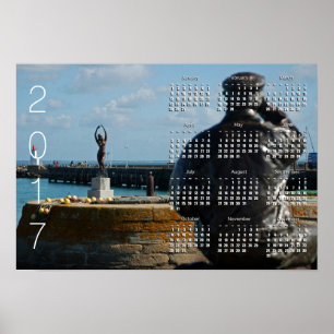 Poster O PEIXEIRO E A SEREIA Cartaz de Calendário 2017