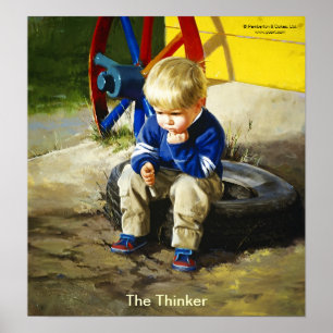 Pôster O pensador (sem fronteira)