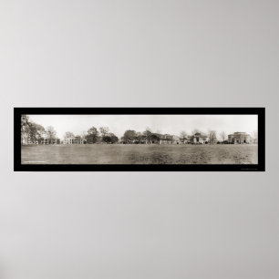 Poster O Pentágono Barracks a foto 1909 de LSU