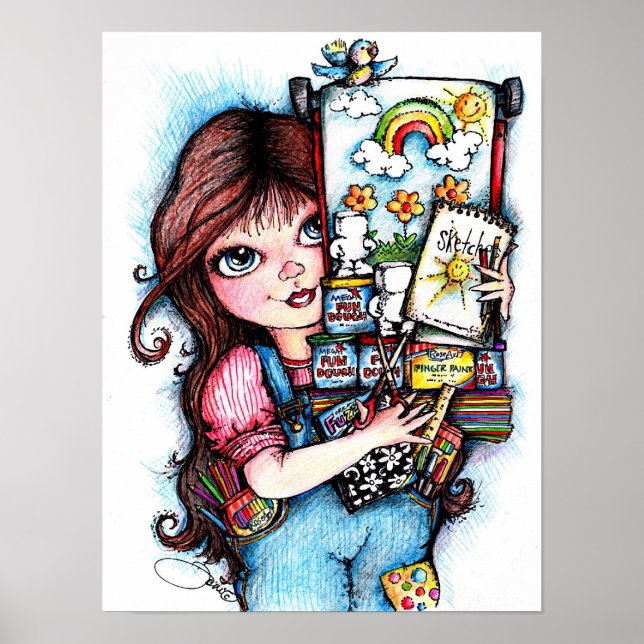 Poster O Pequeno Artista (Frente)