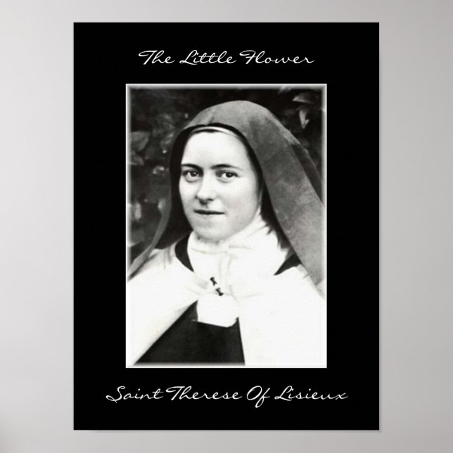 POSTER O PEQUENO SANTO DE FLOR DO LISIEUX (Frente)