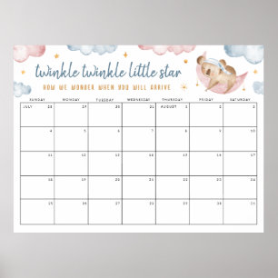 Poster O Pequeno Sexo das Estrelas brilha e mostra a data