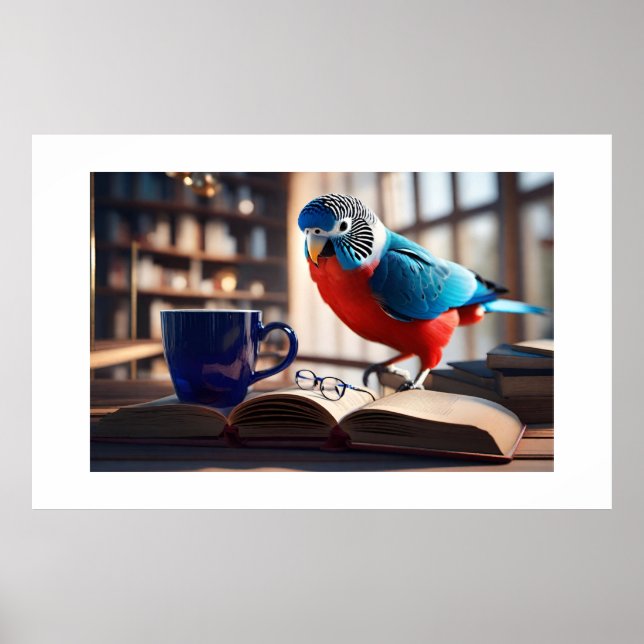 Poster O periquito em ponto (Frente)