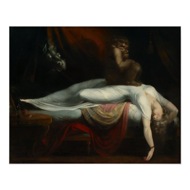 Pôster O Pesadelo da Pintura Henry Fuseli (Frente)