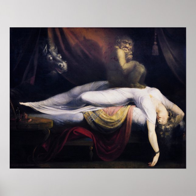 Poster O pesadelo de Henry Fuseli (Frente)