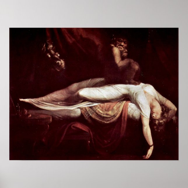 Pôster O pesadelo de Henry Fuseli (Frente)