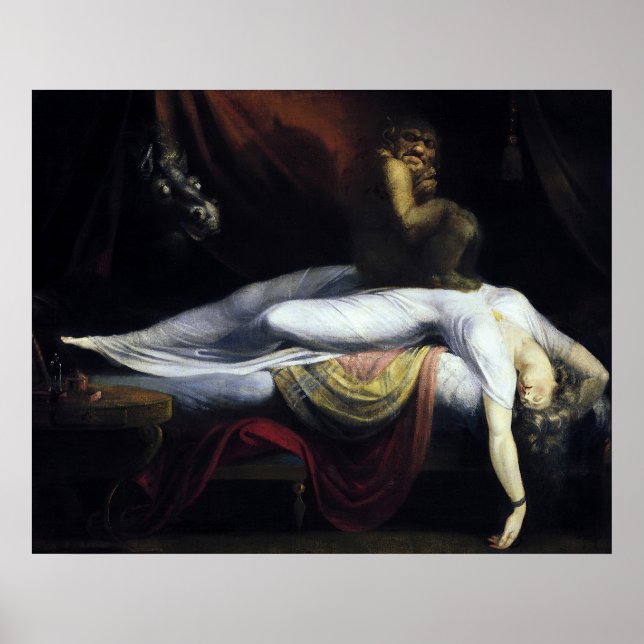 Poster O pesadelo de John Henry Fuseli (Frente)