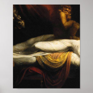 Poster O pesadelo pintando Henry Fuseli Thomas Burke