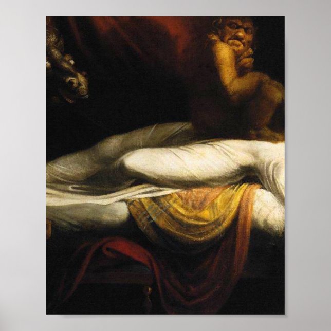 Poster O pesadelo que pinta Henry Fuseli Thomas Burke (Frente)