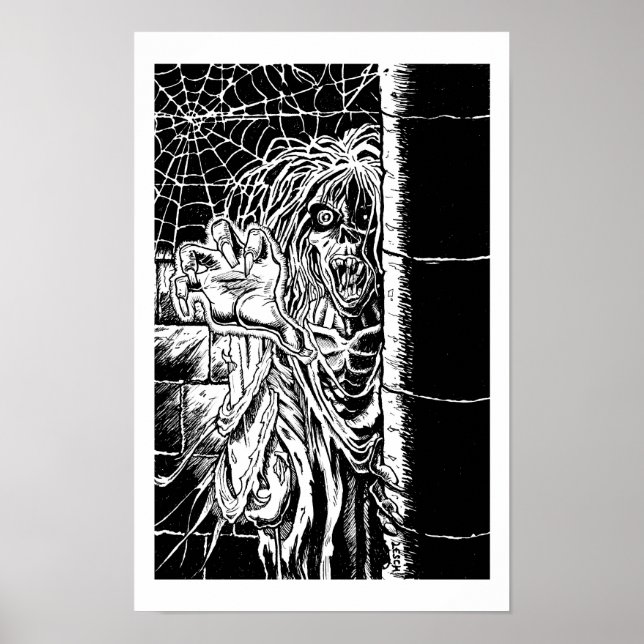 Poster "O Peso" - Ilustração de Tracy Lesch (Frente)