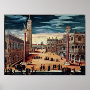 Pôster O Piazzetta di San Marco, Veneza