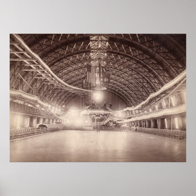 Pôster O Pico da Floresta da Ilha, por volta de 1890 (Frente)