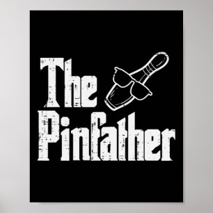 Poster O Pinfather Boliche Pai Dia dos Pais Boliche Pai