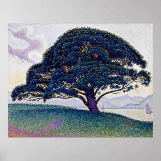 Pôster O pinheiro de Bonaventure por Paul Signac (Frente)