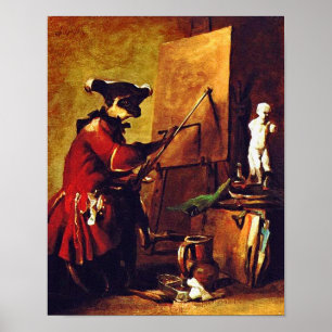 Pôster O Pintor Macaco