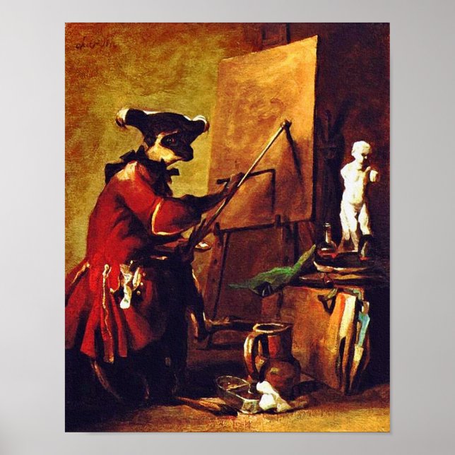 Pôster O Pintor Macaco (Frente)