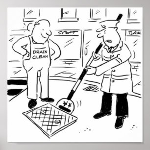 Pôster O pirulito está usando seu sinal para levantar um