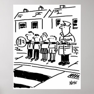 Pôster O pirulito usa o pirulito para fazer uma barreira