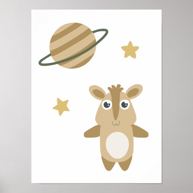 Poster O Planeta Animal do Whimspace Stars Crianças (Frente)