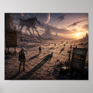 Poster O Planeta Onde as Sombras Chegam Primeiro