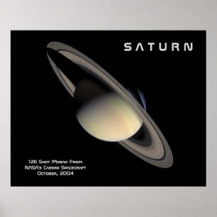 Poster O planeta Saturno