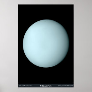 Pôster O planeta Uranus