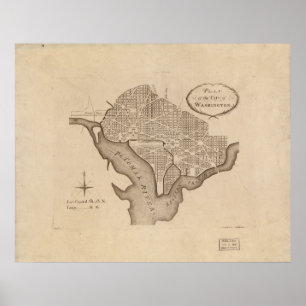 Pôster O plano de L'Enfant de Washington