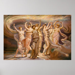 Pôster O Pleiades por Elihu Vedder, 1885