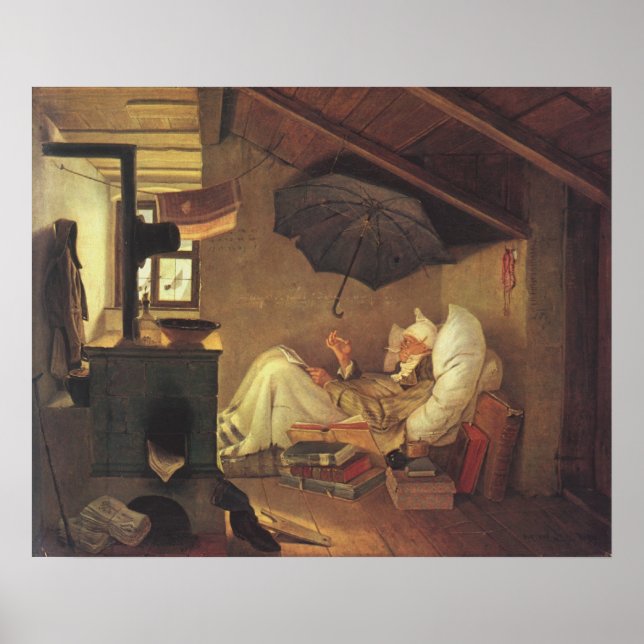 Poster O Pobre Poeta (Frente)