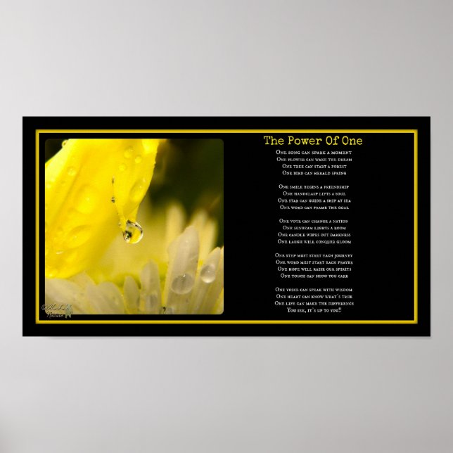 Poster O Poder De Um (Frente)