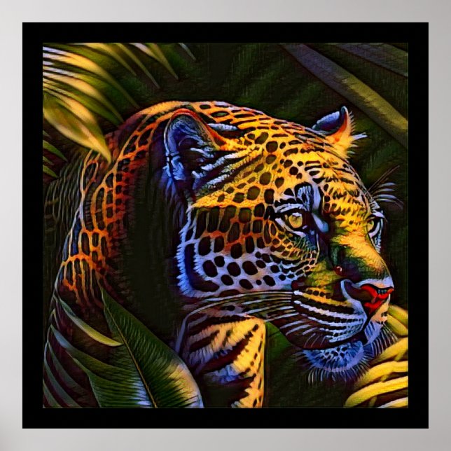 Poster O Poderoso Jaguar Um Predador Da Selva (Frente)