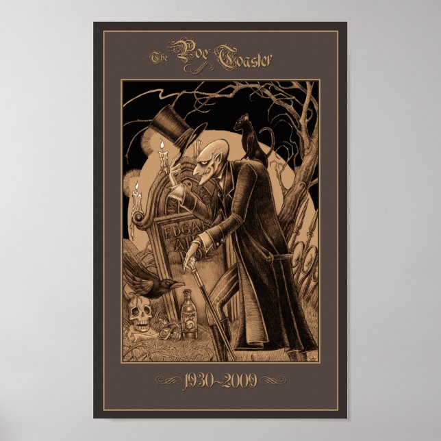 Pôster O Poe Toaster (Frente)