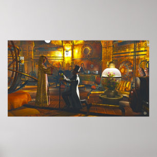 Poster O poeta, por Joseph Mosa