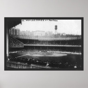 Pôster O polo aterra o basebol 1913 da série