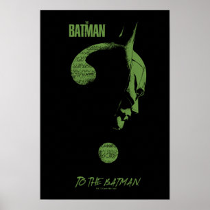 Poster O Ponto De Pergunta "Ao Batman" Do Riddler