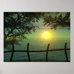 Pôster O por do sol de Monet
