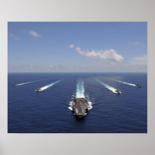 Poster O porta-aviões USS Abraham Lincoln 2