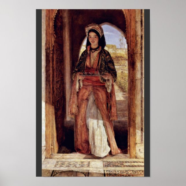 Pôster O Portador De Café De Lewis John Frederick (Frente)