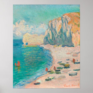 Poster O Portal da Catedral de Rouen na Luz da Manhã