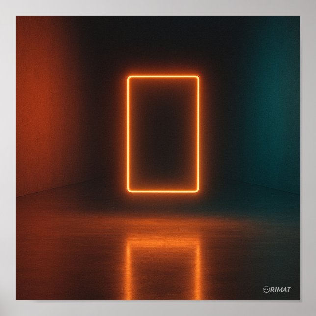 Poster O Portão de Neon (Frente)