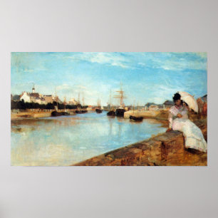 Poster O porto de Lorient por Berthe Morisot