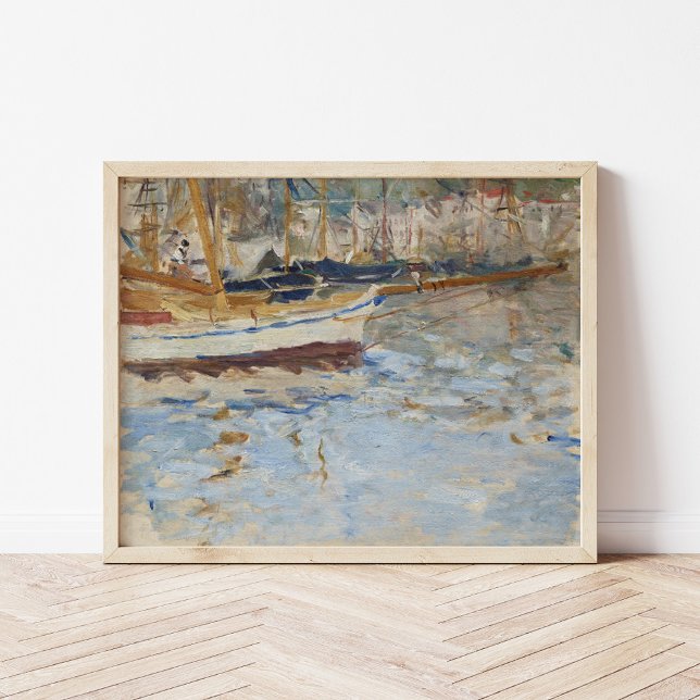 Poster O Porto de Nice | Berthe Morisot (Criador carregado)