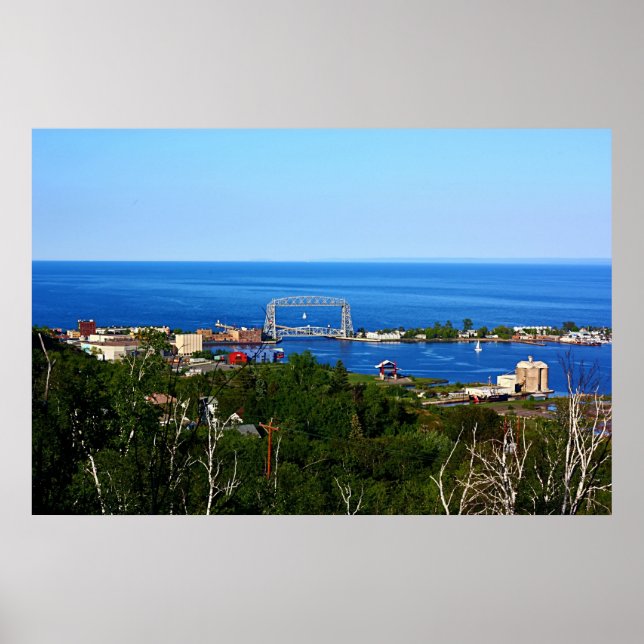 Poster O porto de Skyline (Frente)