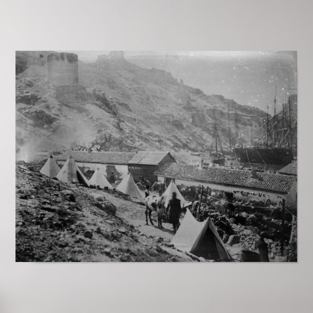 Poster O porto em Balaklava (Frente)