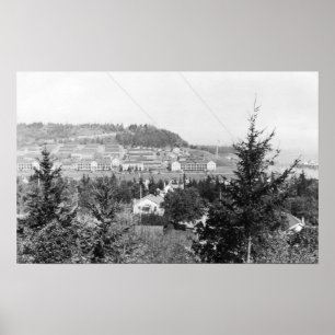 Poster O porto Townsend, cano principal da opinião de WA