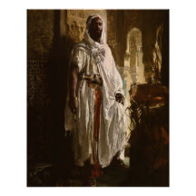 O Poster brilhante Chefe Moorish