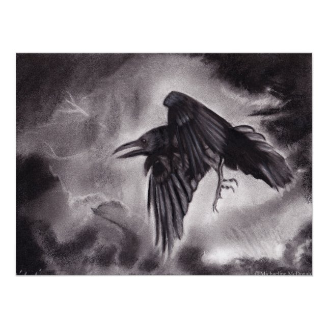 Pôster O Poster do Omen Raven (Frente)