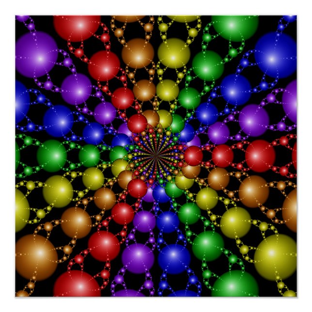 Pôster O Poster Perfeito Arco-Íris de Newton (Frente)