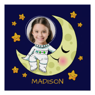 Pôster O poster personalizado de Astronauta FOTO