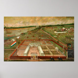 Poster O Posto Comercial da Empresa Neerlandesa East Indi